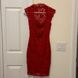 Red Lace Dress